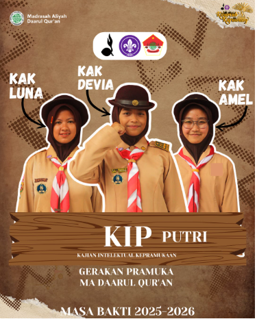 kip putri pramuka ma daarul quran